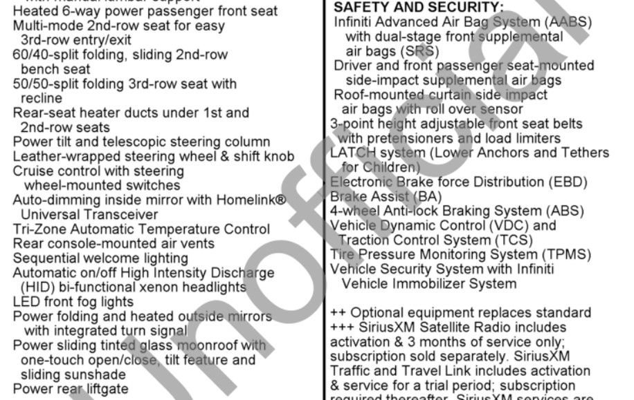 Used 2017 INFINITI QX60 Luxe w/ Deluxe Technology Package image 21