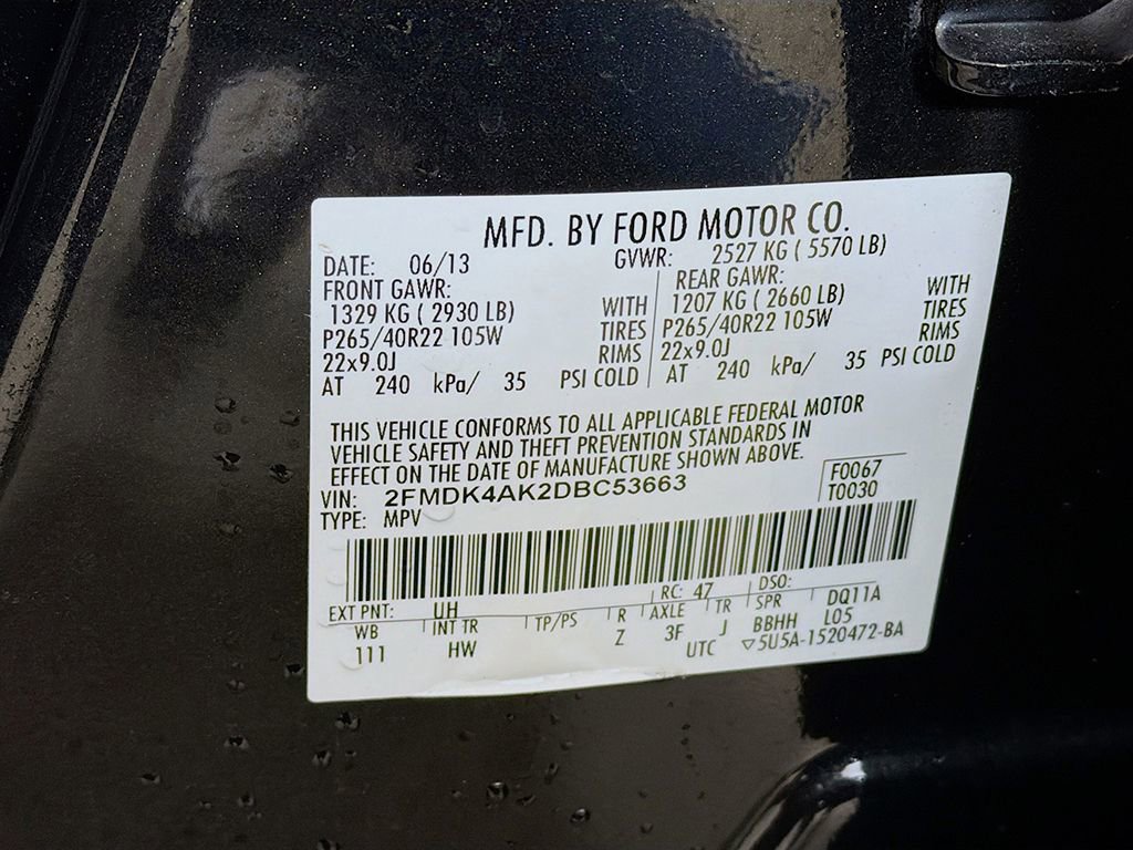 Used 2013 Ford Edge Sport w/ Driver Entry Pkg image 41