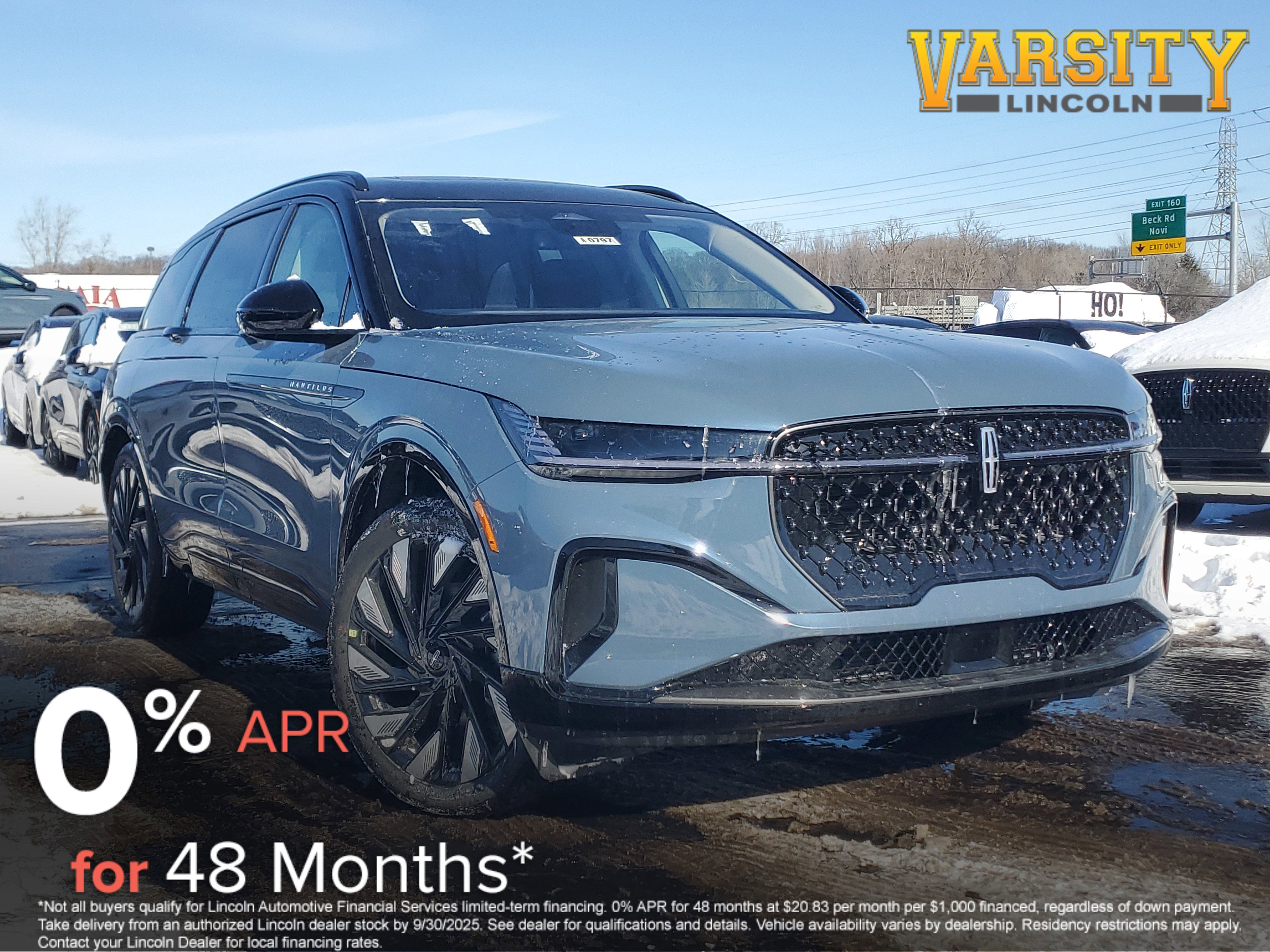 New 2026 Lincoln Nautilus Reserve w/ Jet Appearance Package image 1