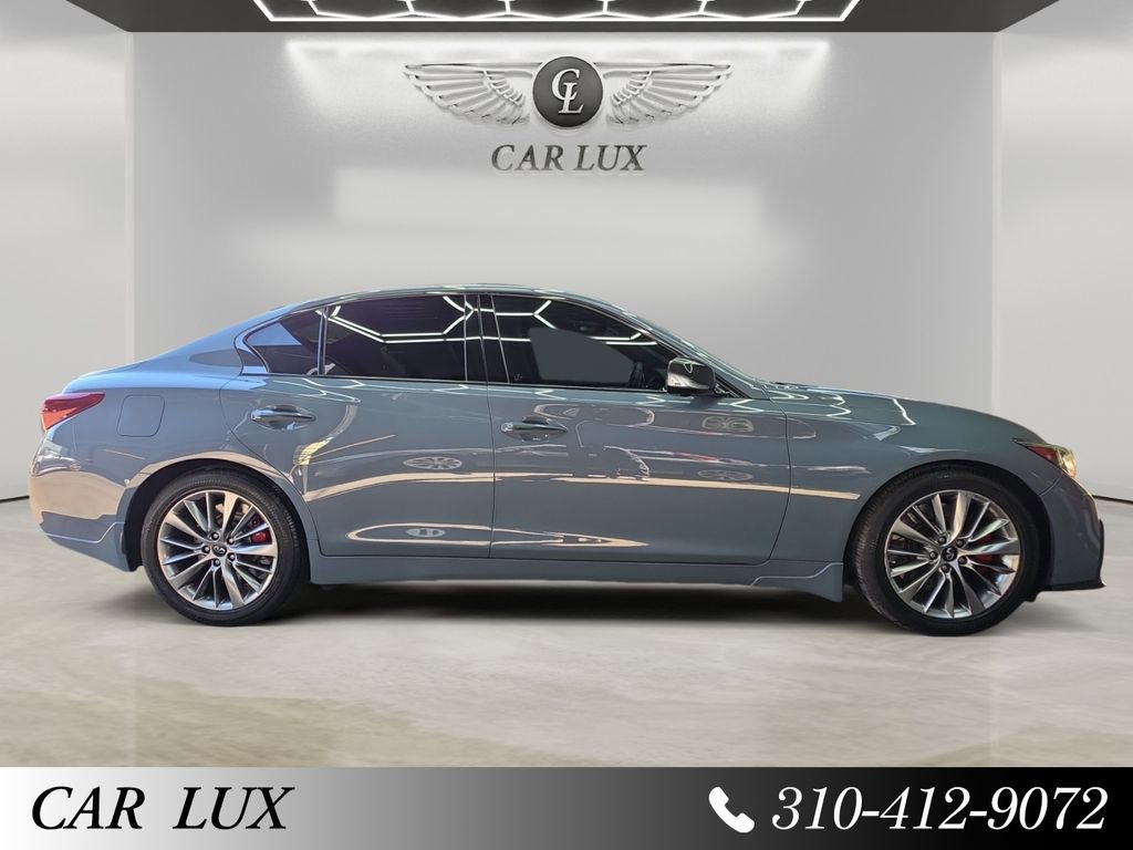 Used 2022 INFINITI Q50 Red Sport 400 w/ Carbon Fiber Package image 6