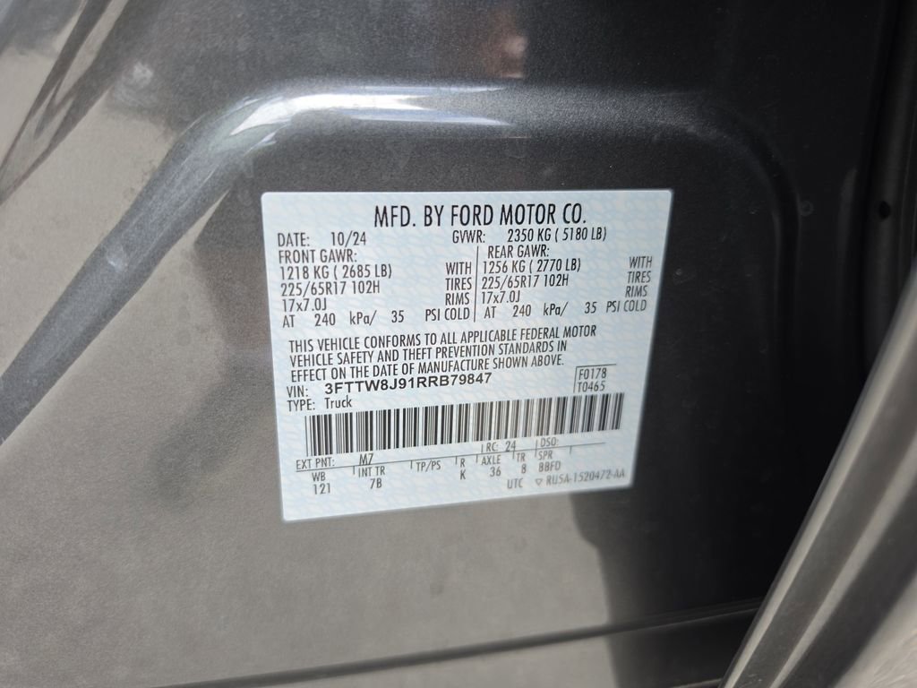 Used 2024 Ford Maverick XLT w/ Equipment Group 300A Standard AWD/4WD image 33