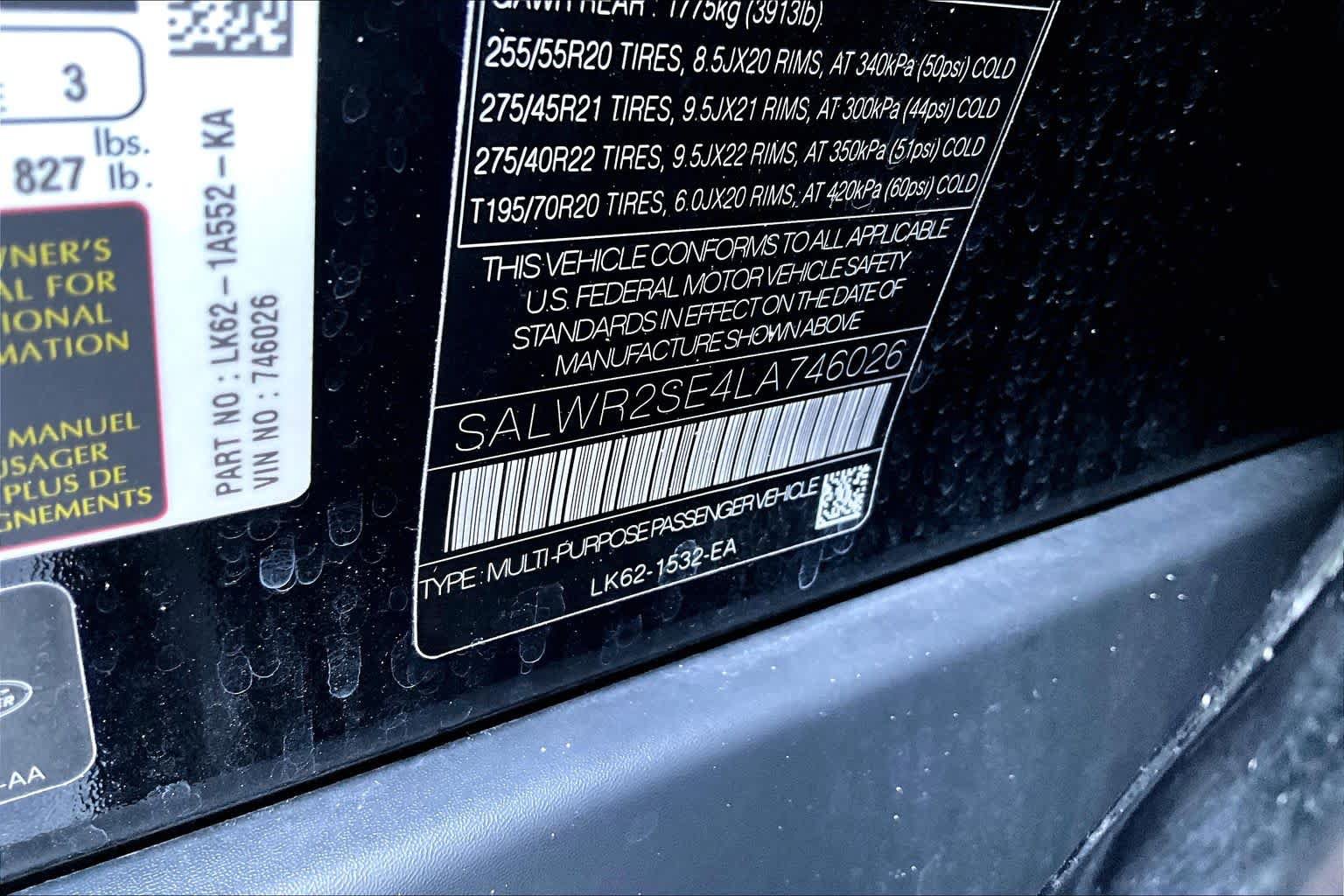 Used 2020 Land Rover Range Rover Sport HSE Dynamic AWD/4WD image 33