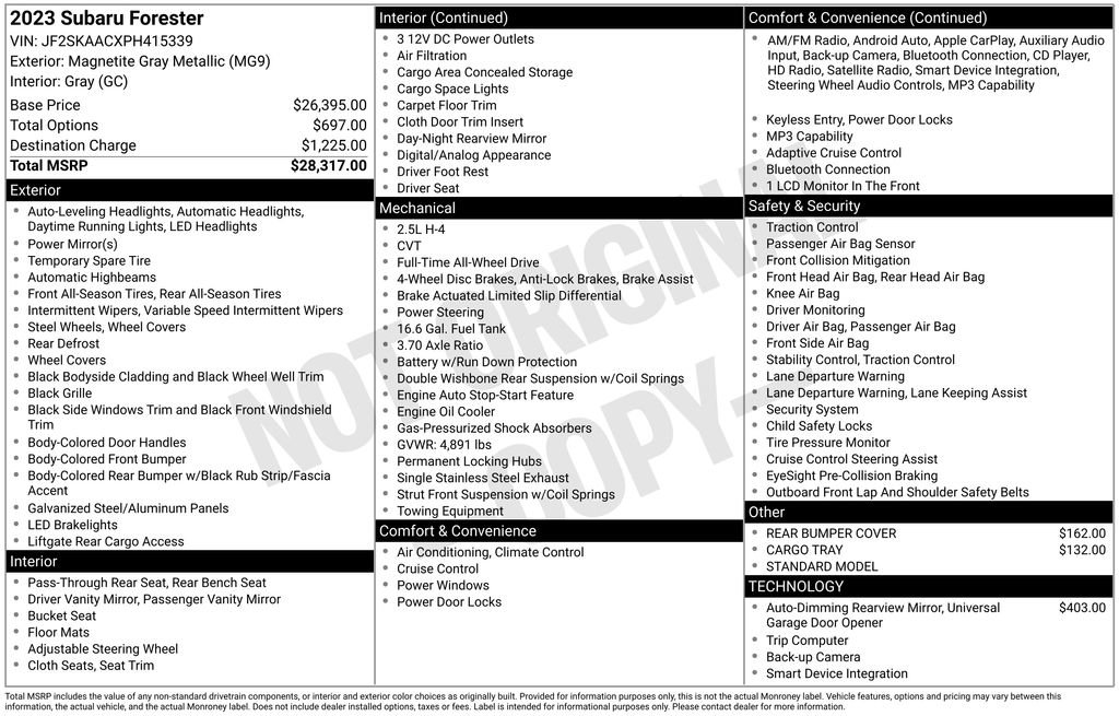 Certified 2023 Subaru Forester image 4