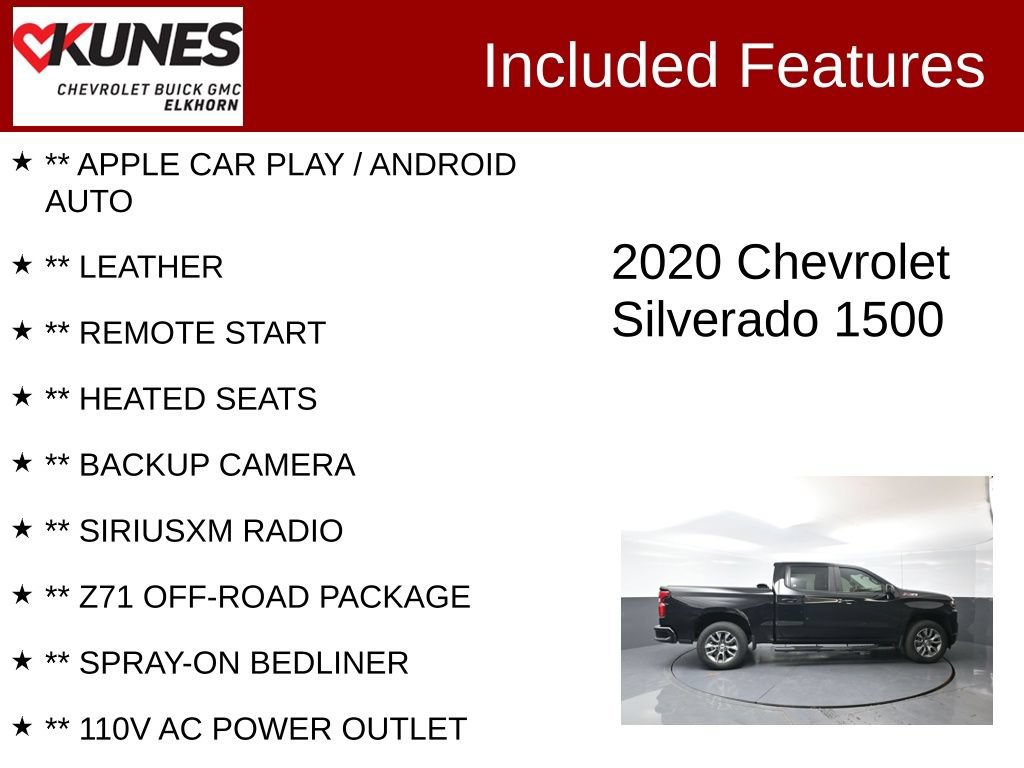 Used 2020 Chevrolet Silverado 1500 RST AWD/4WD image 2