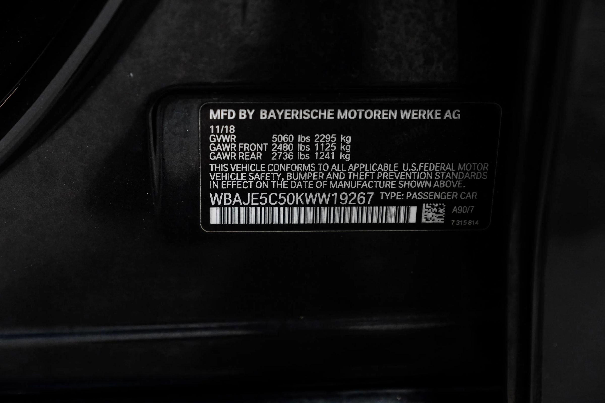 Used 2019 BMW 540i w/ M Sport Package RWD image 75
