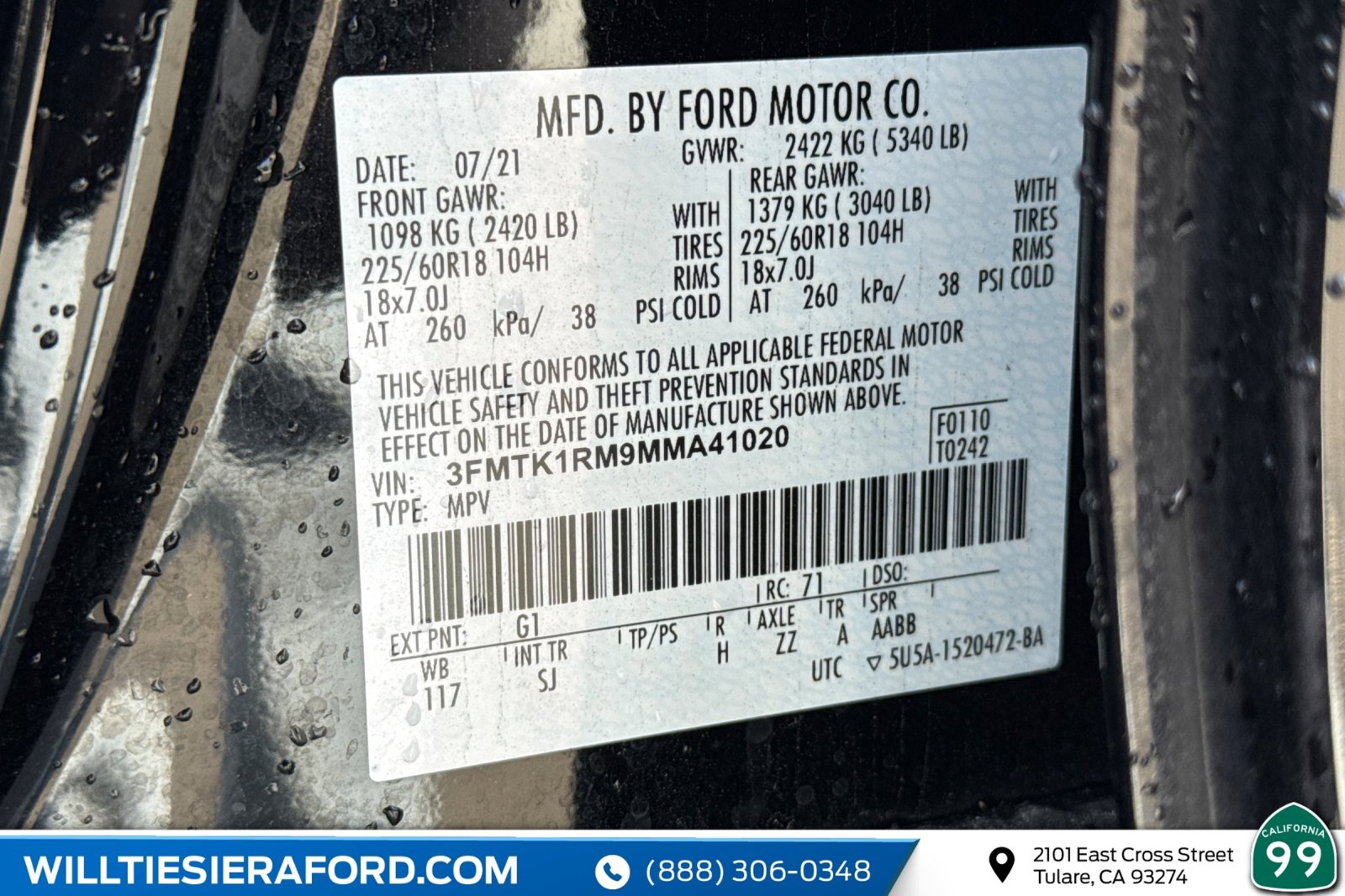 Certified 2021 Ford Mustang Mach-E Select image 37