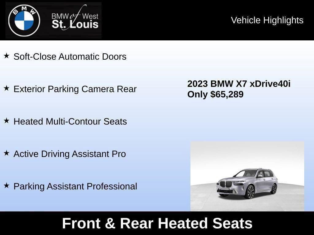 Used 2023 BMW X7 xDrive40i w/ Premium Package image 94