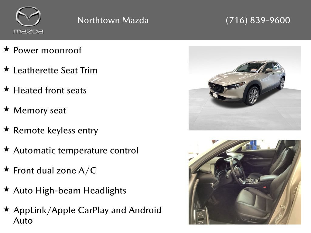 Certified 2023 MAZDA CX-30 AWD 2.5 S w/ Preferred Package image 10