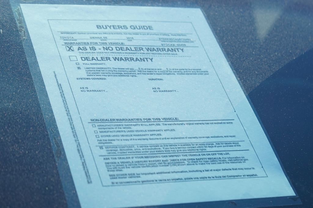 Used 2016 Toyota Sienna SE image 50