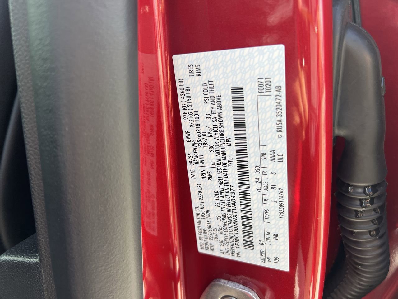 New 2026 Ford Escape ST-Line w/ Tech Pack #1 image 35