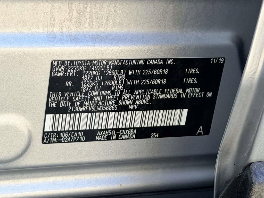 Certified 2020 Toyota RAV4 Limited image 27