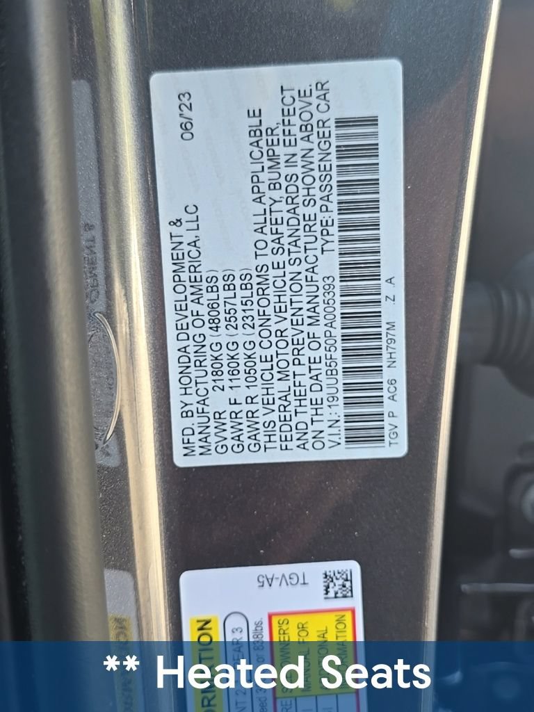 Certified 2023 Acura TLX w/ A-SPEC Pkg FWD image 12