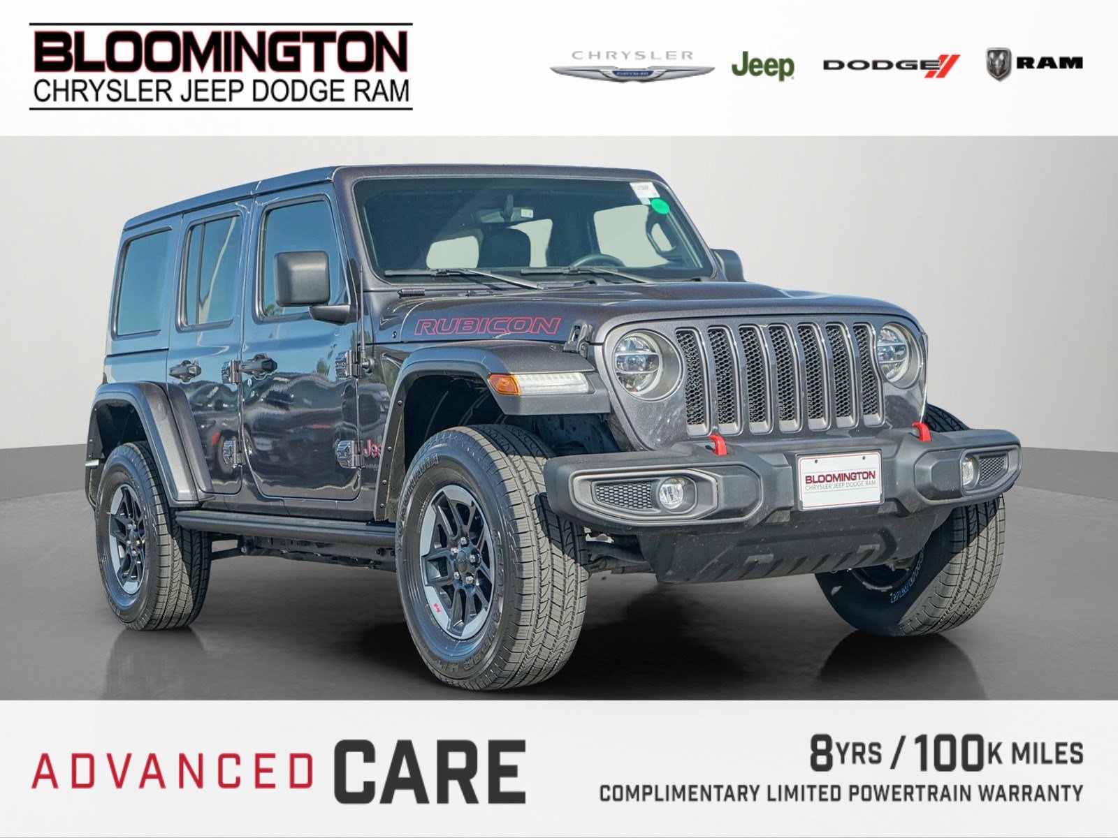 Used 2021 Jeep Wrangler Unlimited Rubicon image 1