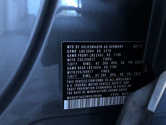 Used 2017 Volkswagen Tiguan Wolfsburg Edition AWD/4WD image 33