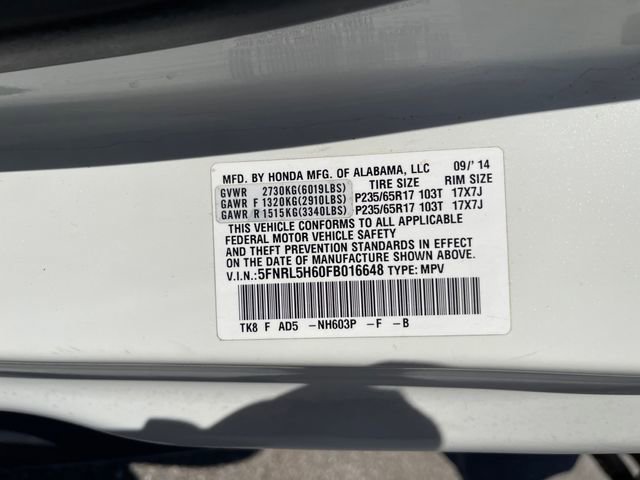 Used 2015 Honda Odyssey EX-L image 25