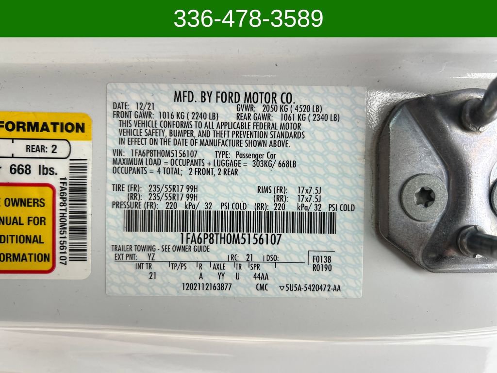 Used 2021 Ford Mustang EcoBoost image 27