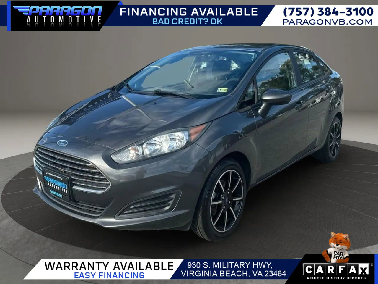 Used 2017 Ford Fiesta SE
