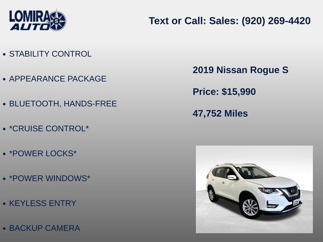 Used 2019 Nissan Rogue S FWD image 8