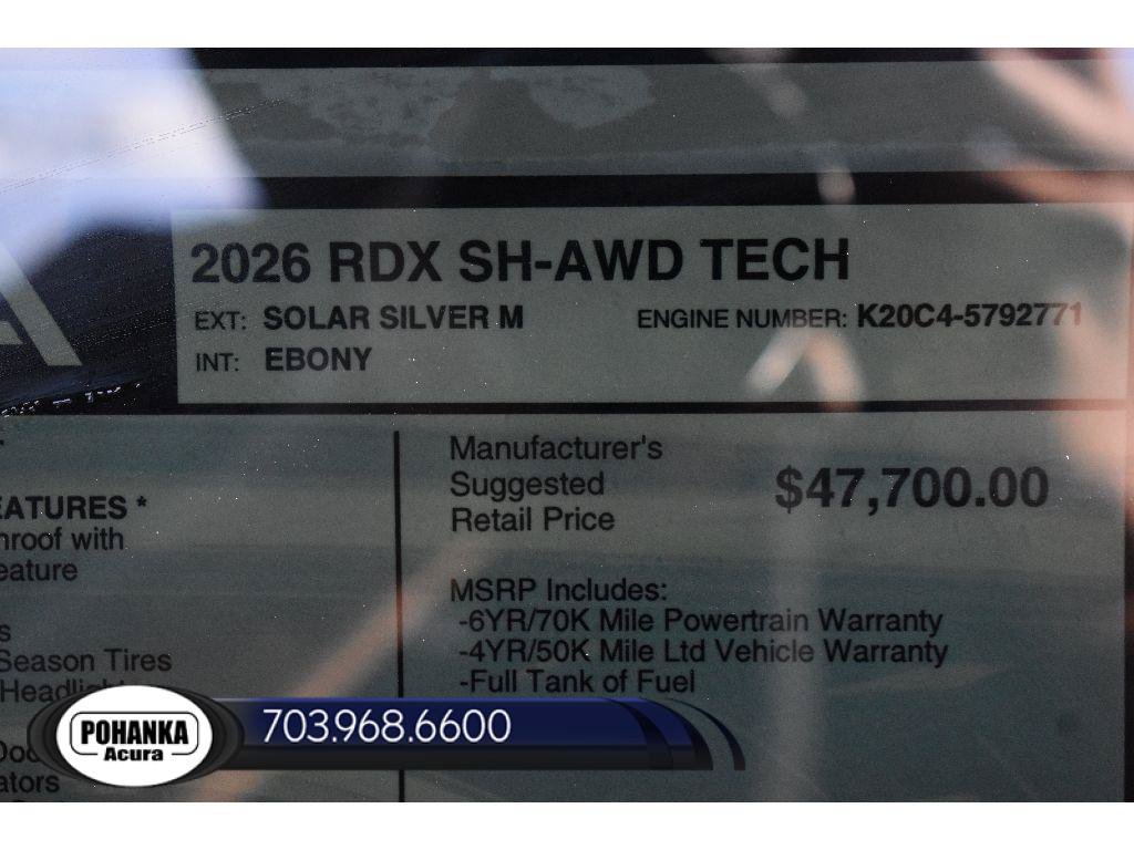 New 2026 Acura RDX SH-AWD w/ Technology Package image 40
