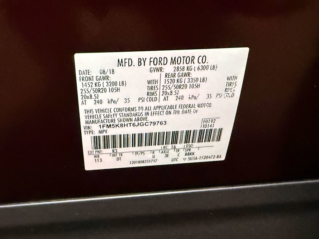 Used 2018 Ford Explorer Platinum AWD/4WD image 55
