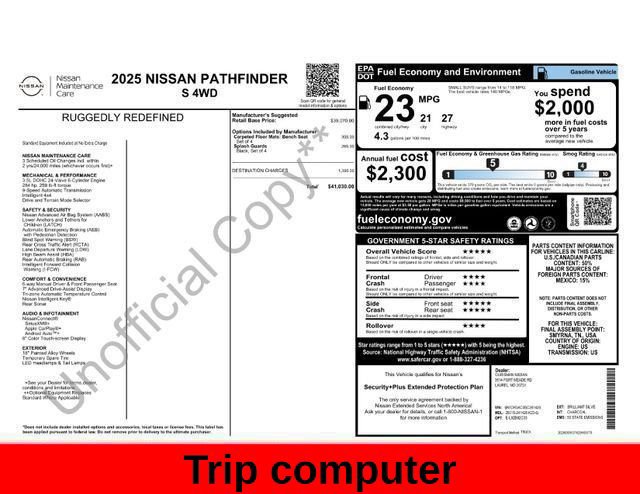 Used 2025 Nissan Pathfinder S AWD/4WD image 62