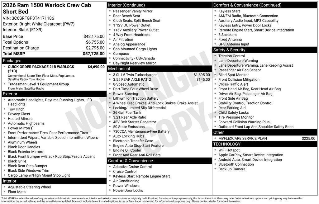 New 2026 RAM 1500 Classic Warlock AWD/4WD image 5