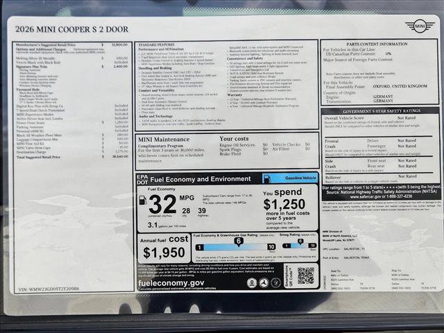 Used 2026 MINI Cooper S FWD image 17