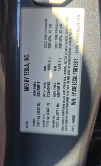 Used 2020 Tesla Model 3 Performance AWD/4WD image 17
