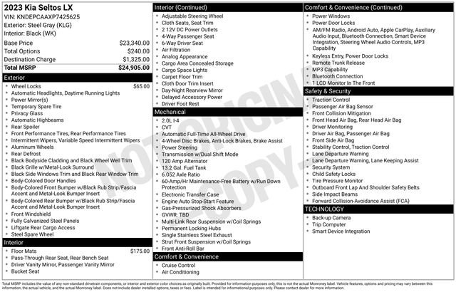 Used 2023 Kia Seltos LX image 25