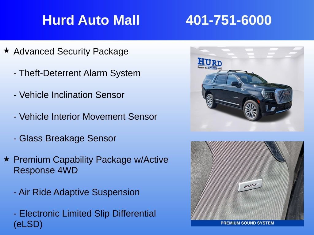 Used 2024 GMC Yukon Denali w/ Advanced Technology Package AWD/4WD image 36