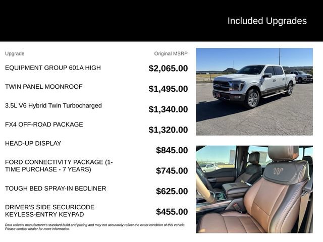 New 2026 Ford F150 King Ranch w/ Equipment Group 601A High AWD/4WD image 5
