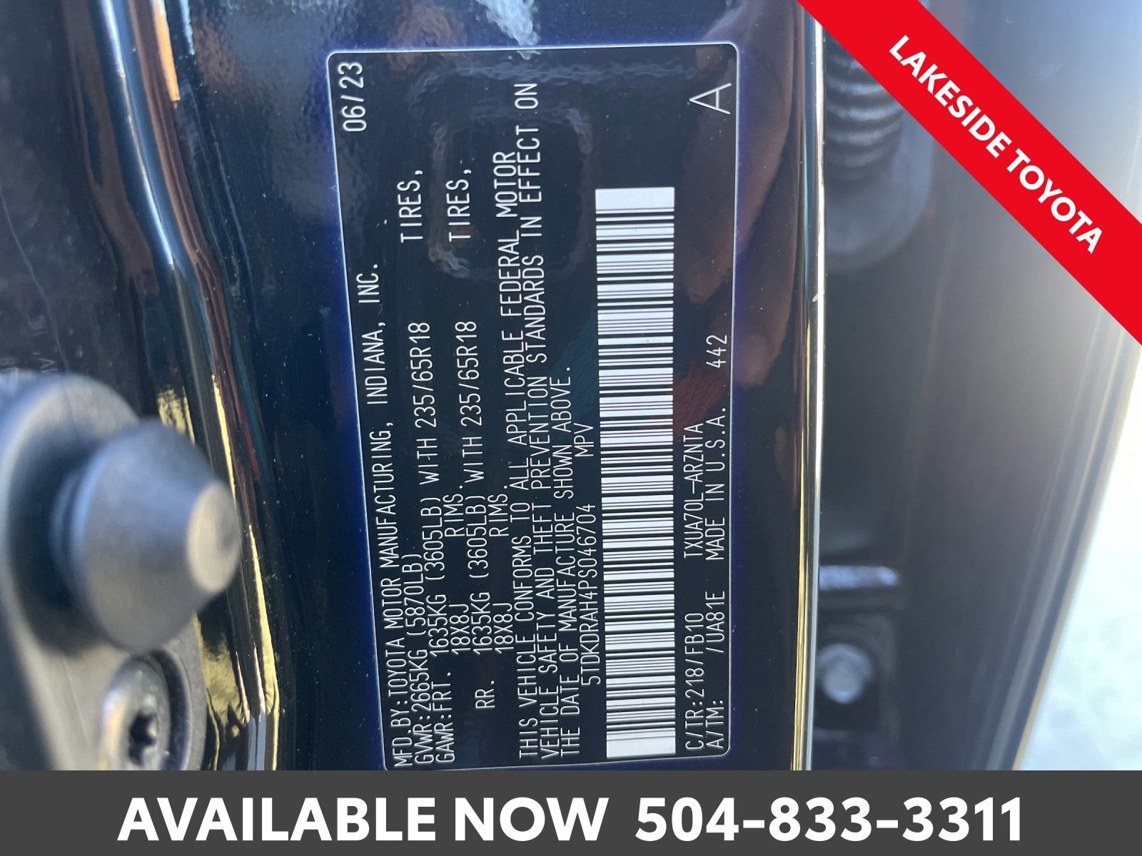 Used 2023 Toyota Highlander L image 36