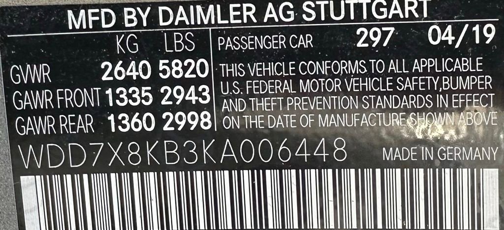 Used 2019 Mercedes-Benz AMG GT 63 S image 58
