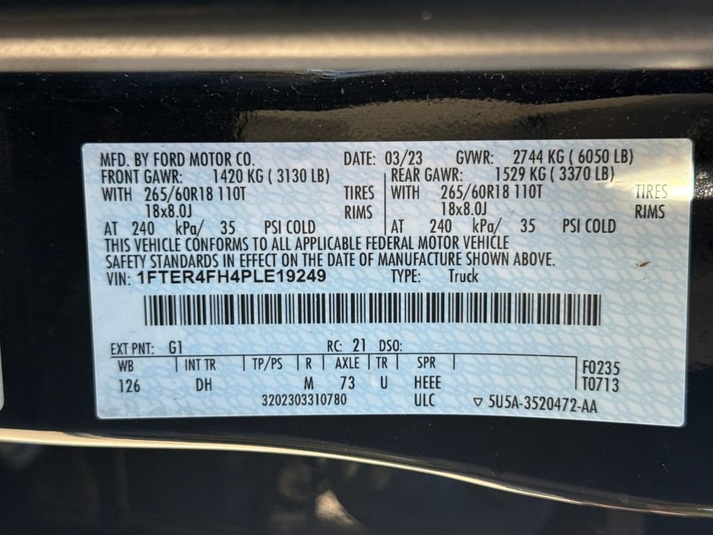 Used 2023 Ford Ranger Lariat w/ FX4 Off-Road Package image 30