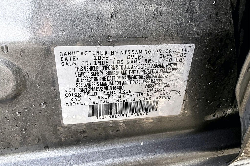 Used 2021 Nissan Versa SV image 32