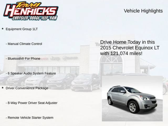 Used 2015 Chevrolet Equinox LT w/ Driver Convenience Package FWD image 4