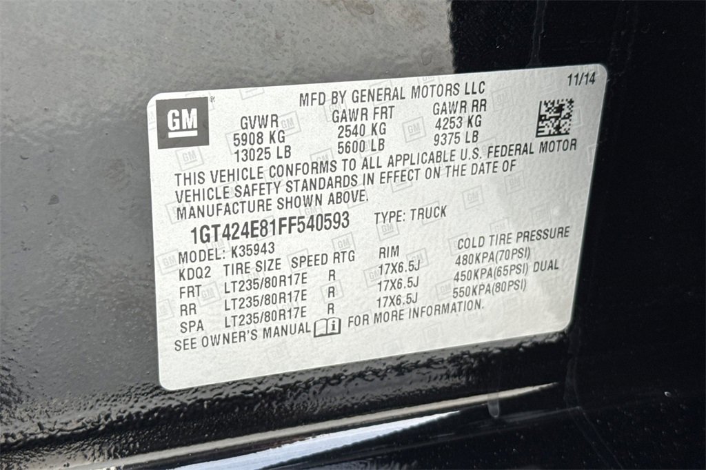 Used 2015 GMC Sierra 3500 Denali w/ Duramax Plus Package image 25