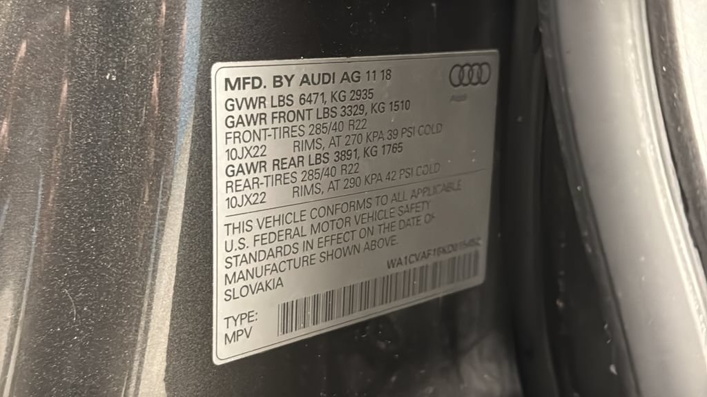Used 2019 Audi Q8 Prestige w/ Towing Package AWD/4WD image 29