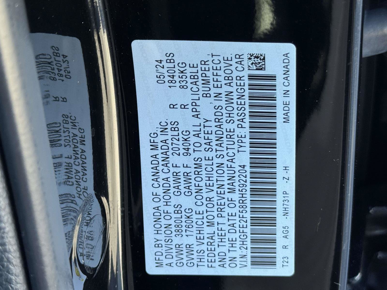 Used 2024 Honda Civic Sport image 28