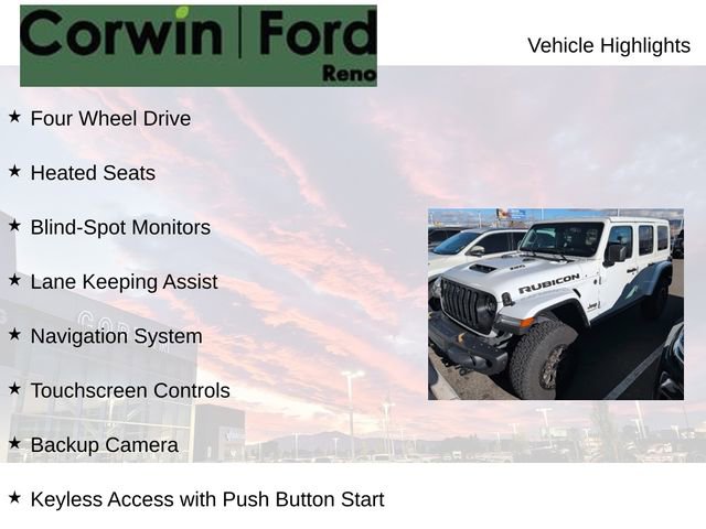 Used 2023 Jeep Wrangler Unlimited Rubicon 392 w/ Trailer Tow Package image 8