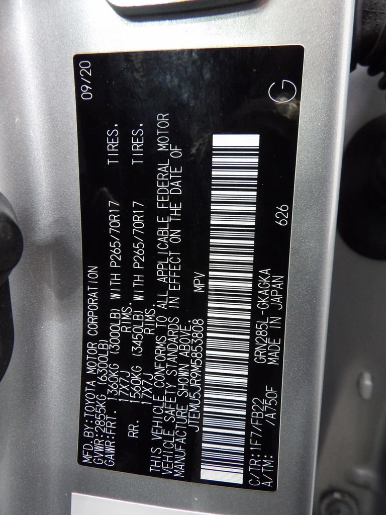 Used 2021 Toyota 4Runner SR5 AWD/4WD image 50