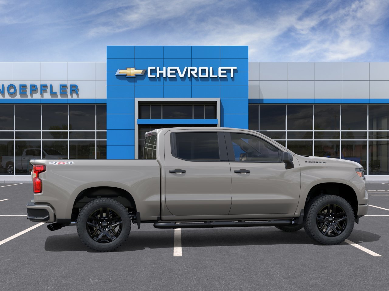 New 2026 Chevrolet Silverado 1500 Custom w/ Turbomax Blackout Package AWD/4WD image 5