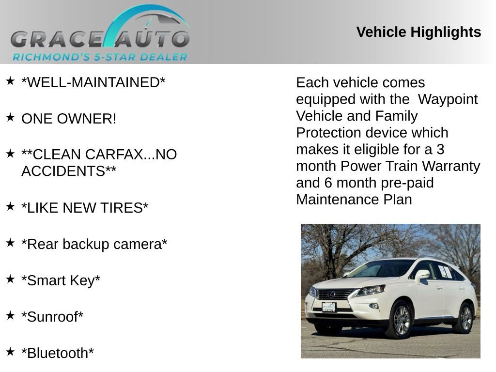 Used 2013 Lexus RX 350 FWD image 2