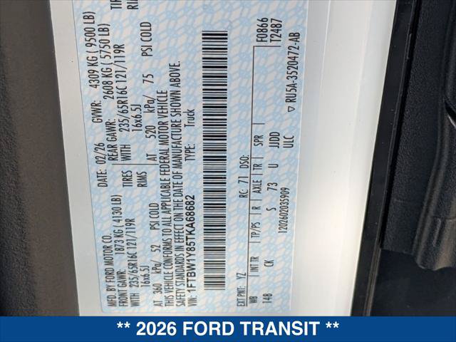 New 2026 Ford Transit 350 Low Roof RWD image 19