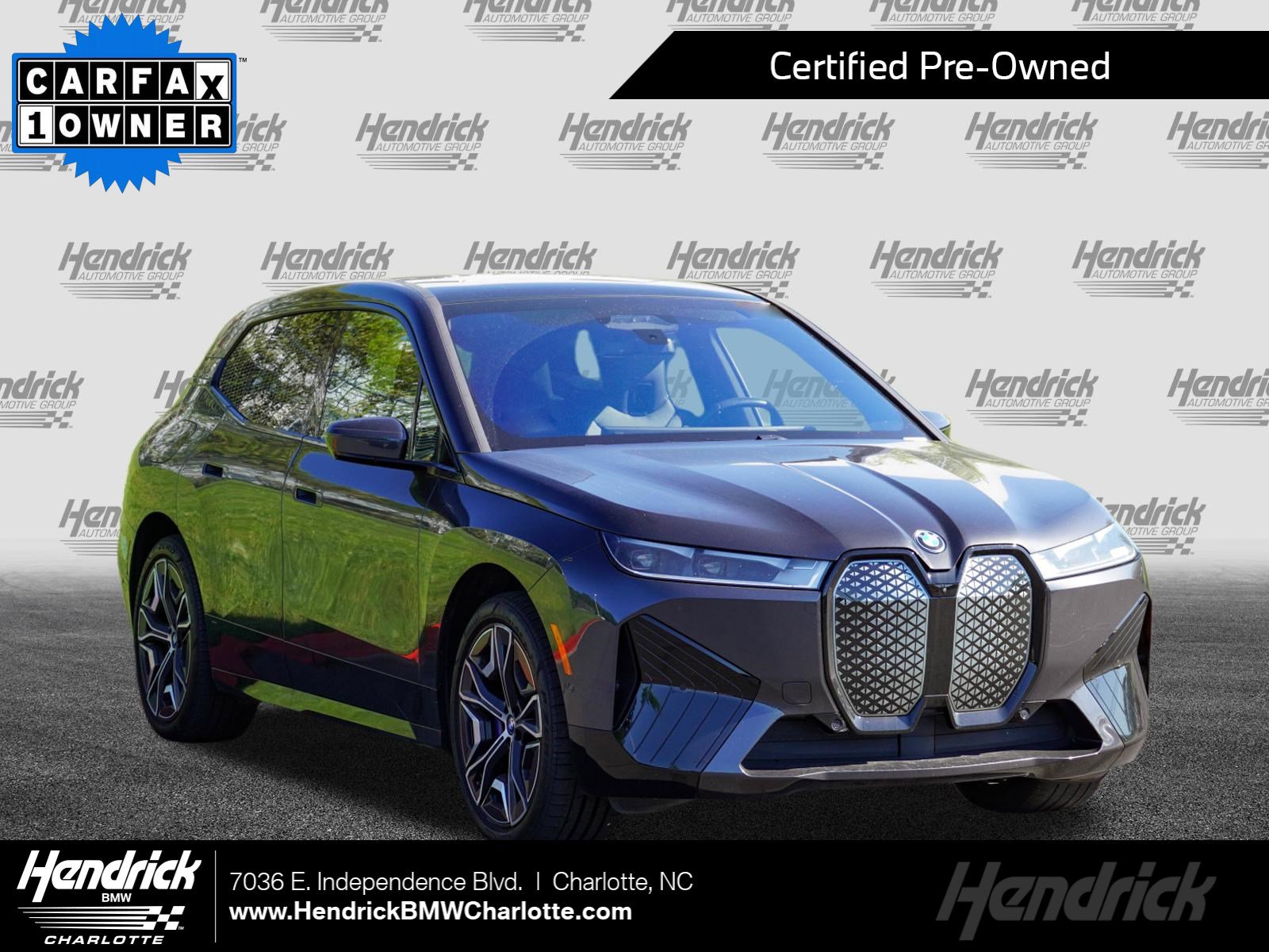 Certified 2024 BMW iX xDrive50 w/ Sport Package AWD/4WD image 1