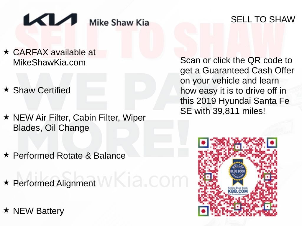 Used 2019 Hyundai Santa Fe SE FWD image 12