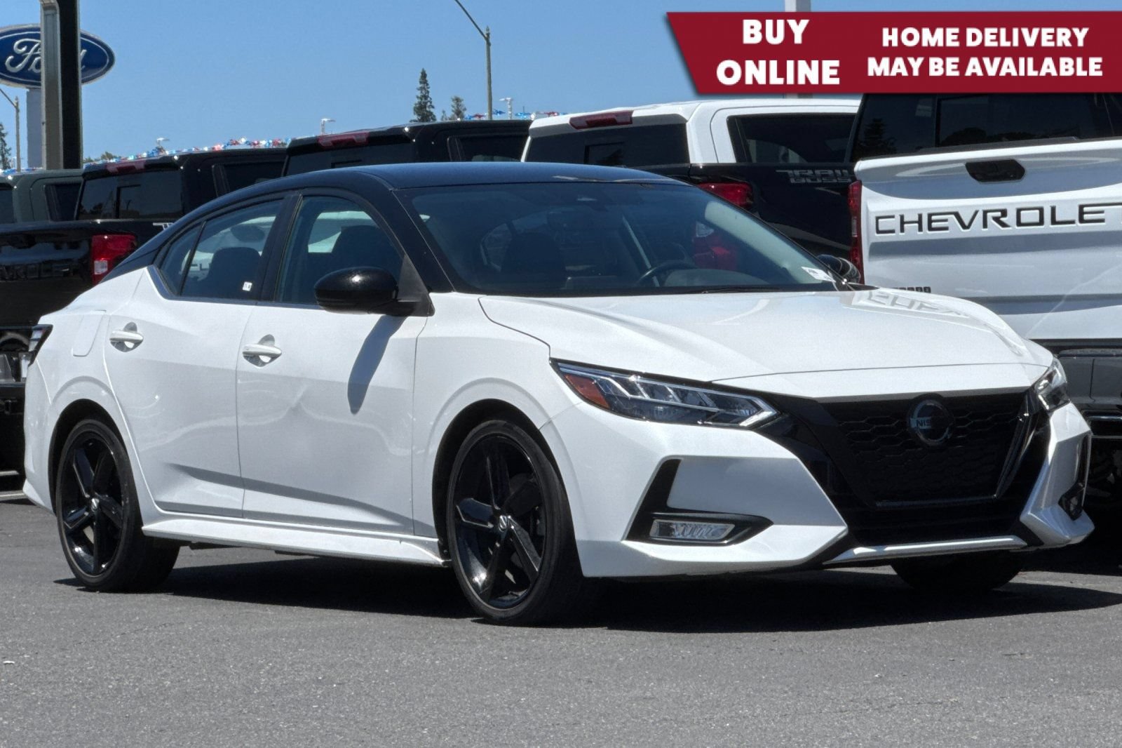 Used 2023 Nissan Sentra SR w/ Midnight Edition Package FWD image 1