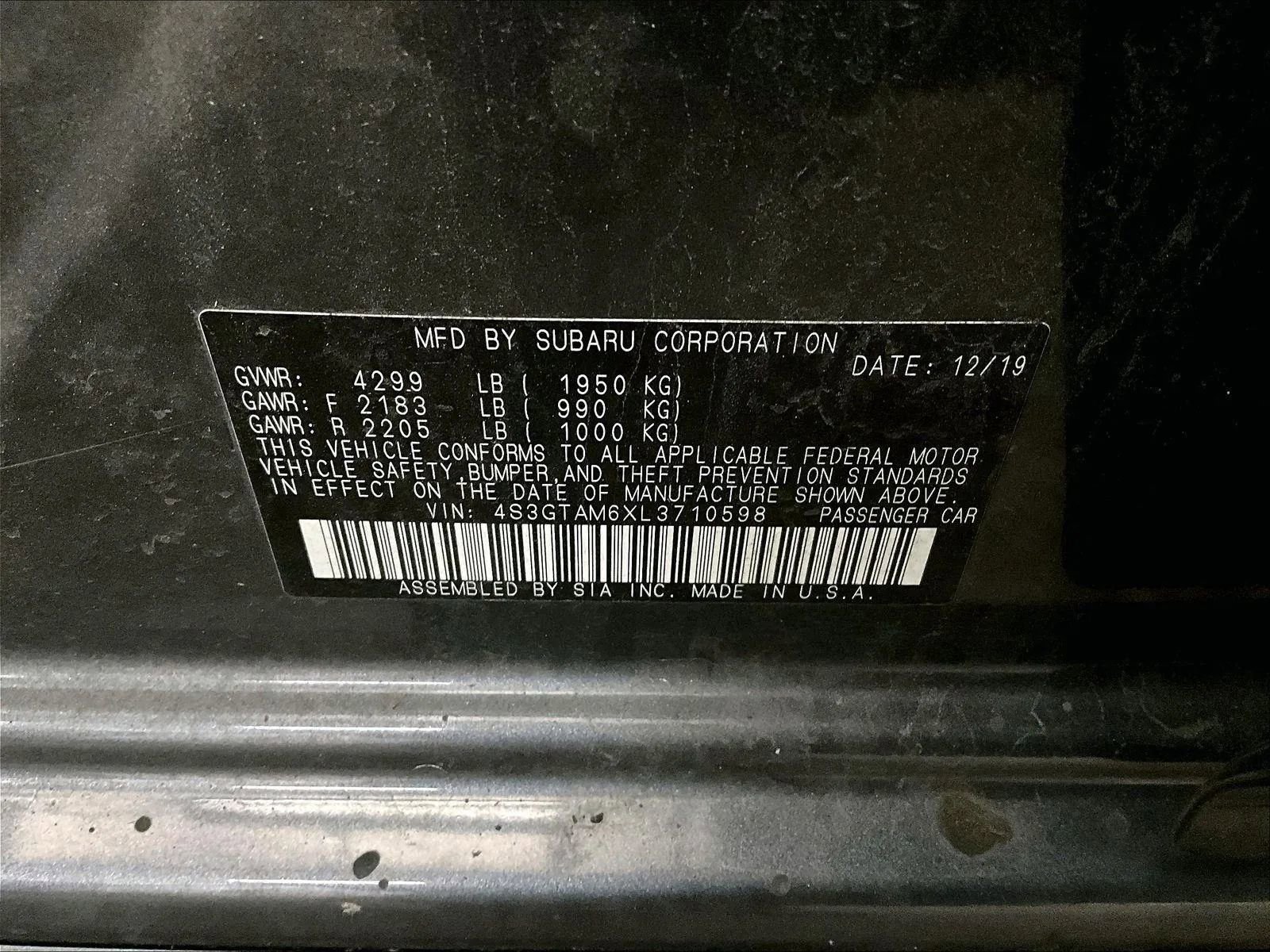 Used 2020 Subaru Impreza 2.0i Sport image 32