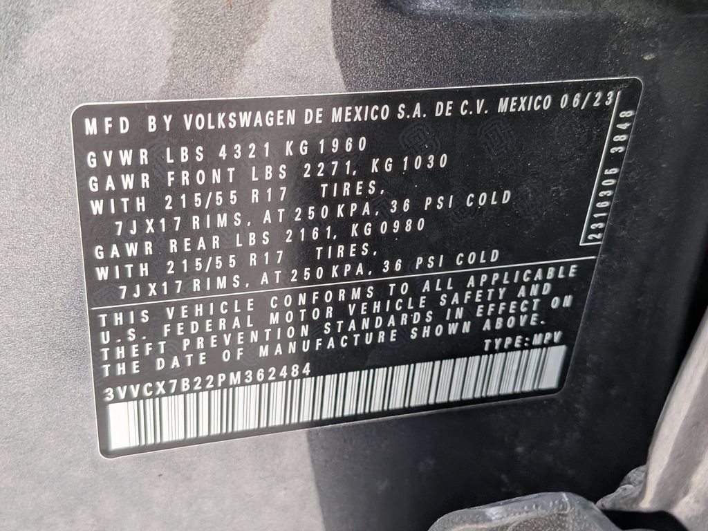 Certified 2023 Volkswagen Taos S FWD image 35