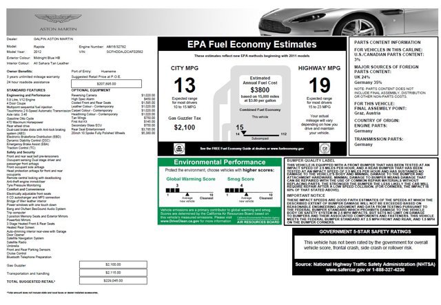 Used 2012 Aston Martin Rapide image 24